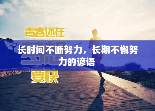 长时间不断努力，长期不懈努力的谚语 