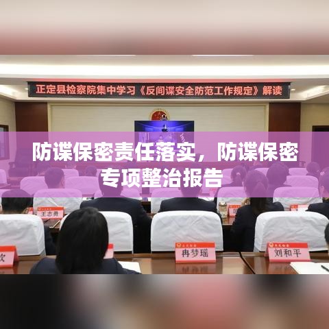 防谍保密责任落实，防谍保密专项整治报告 